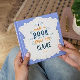 Personalised 'I Made A Book About You' Friendship Gift Book by FROM YOU TO ME