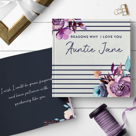 Personalized 'Reasons Why' Book - Line Design by FROM YOU TO ME