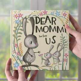 Dear Mommy Love From Us a gift book for a child to give their mother by FROM YOU TO ME