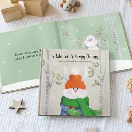 A Tale For A Sleepy Bunny hardback gift book 
