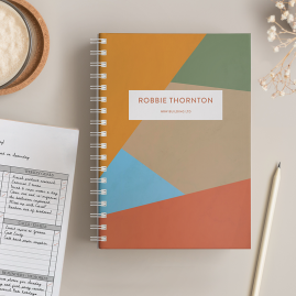 Personalized Color Block Combined Diary & Notebook Spring lifestyle by FROM YOU TO ME