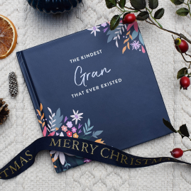Personalized 'Reasons Why' Book for Gran  - Flower Design by FROM YOU TO ME