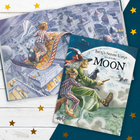 Personalized Seven Ways To Catch The Moon poetical picture book by M.P.Robertson *printed especially for you* by FROM YOU TO ME