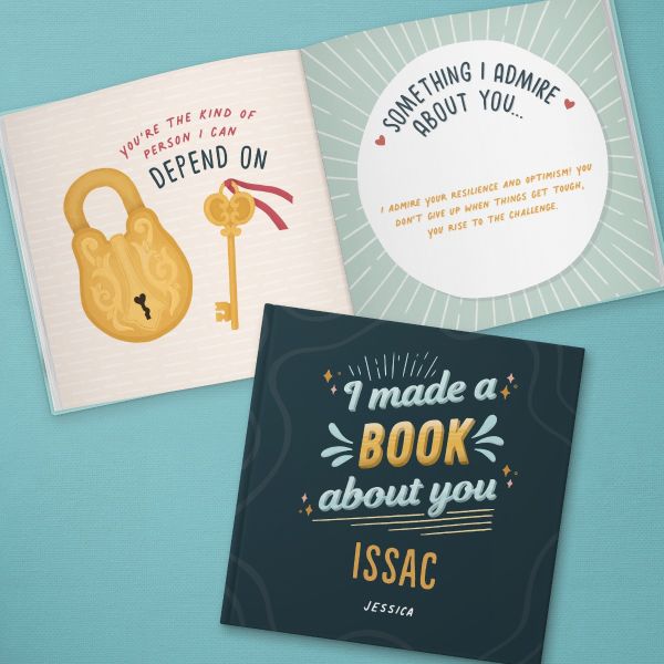 Personalized ‘I Made A Book About You’ Friendship Gift Book 