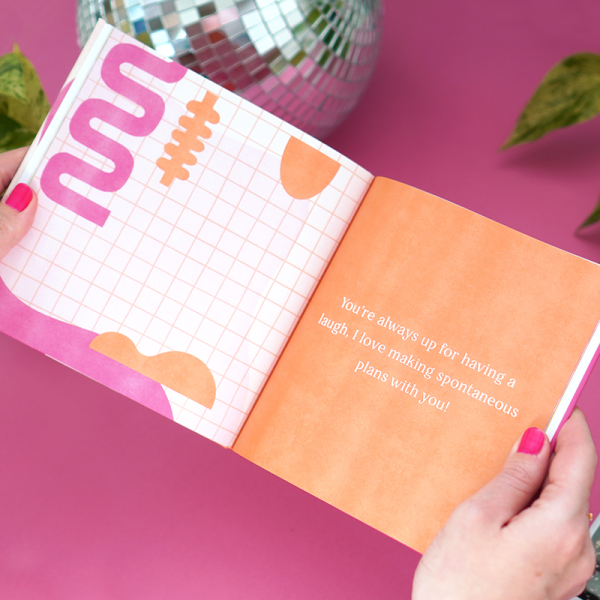 Personalized Funky Pink Reasons Why Gift Book