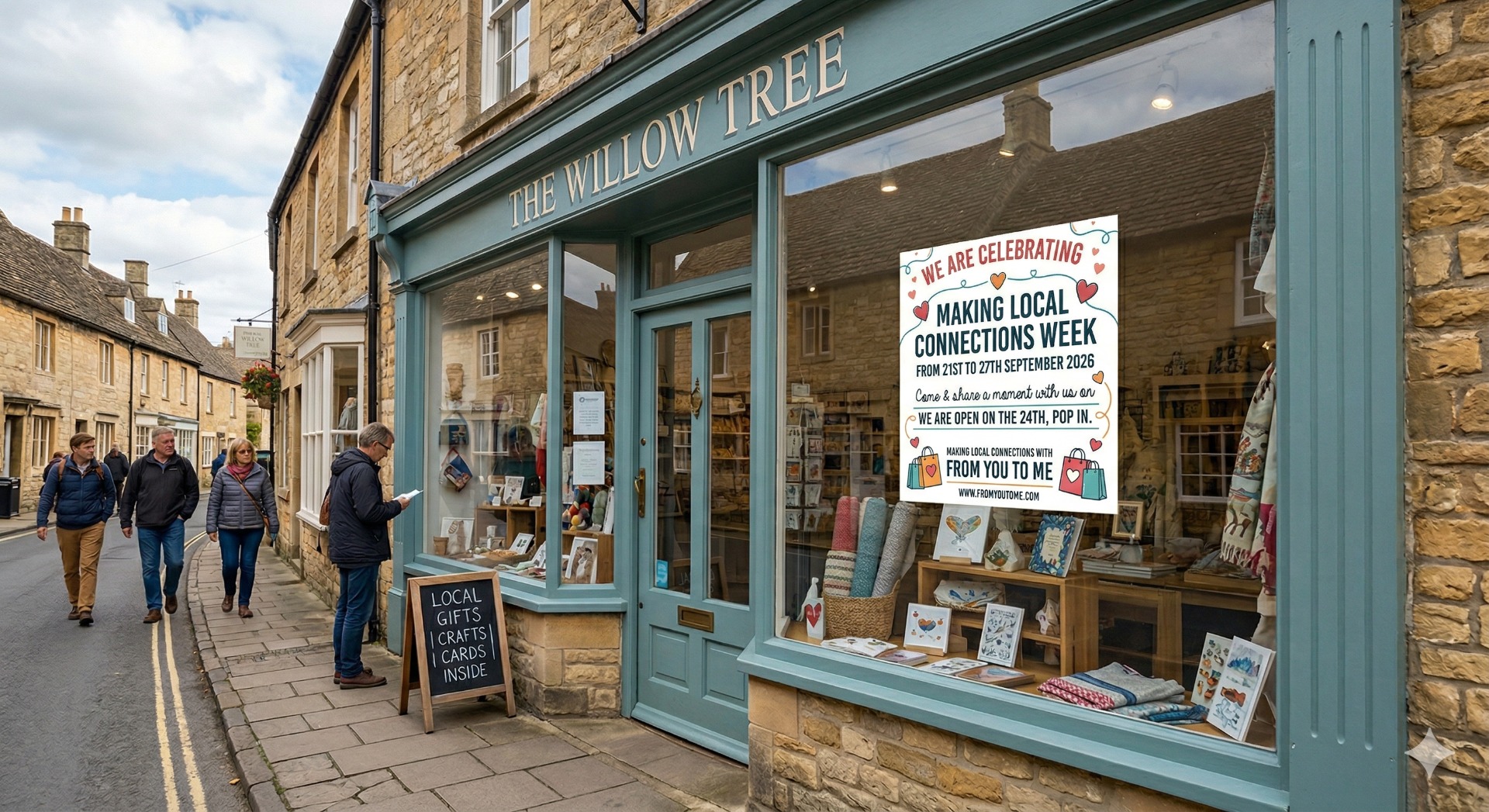 Shop Promoting Making Local Connections